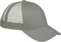 Big Accessories BX019 6-Panel Structured Trucker Cap - Light Gray - Gray / One Size Fits Most