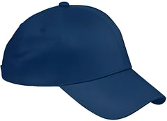 Big Accessories BX020 6-Panel Structured TwillCap - Navy - Navy / One Size Fits Most