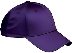 Big Accessories BX020 6-Panel Structured TwillCap - Purple - Purple / One Size Fits Most