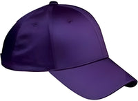 Big Accessories BX020 6-Panel Structured TwillCap - Purple - Purple / One Size Fits Most