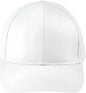 Big Accessories BX020SB Adult Structured Twill 6 Panel Snapback Cap White White / One Size Fits Most