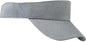 Big Accessories BX022 Sport Visor with Mesh - Gray - Gray / One Size Fits Most