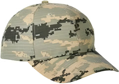 Big Accessories BX024 Structured Camo Cap - Rpstp Dg Gr Camo - Multi-Colored / One Size Fits Most