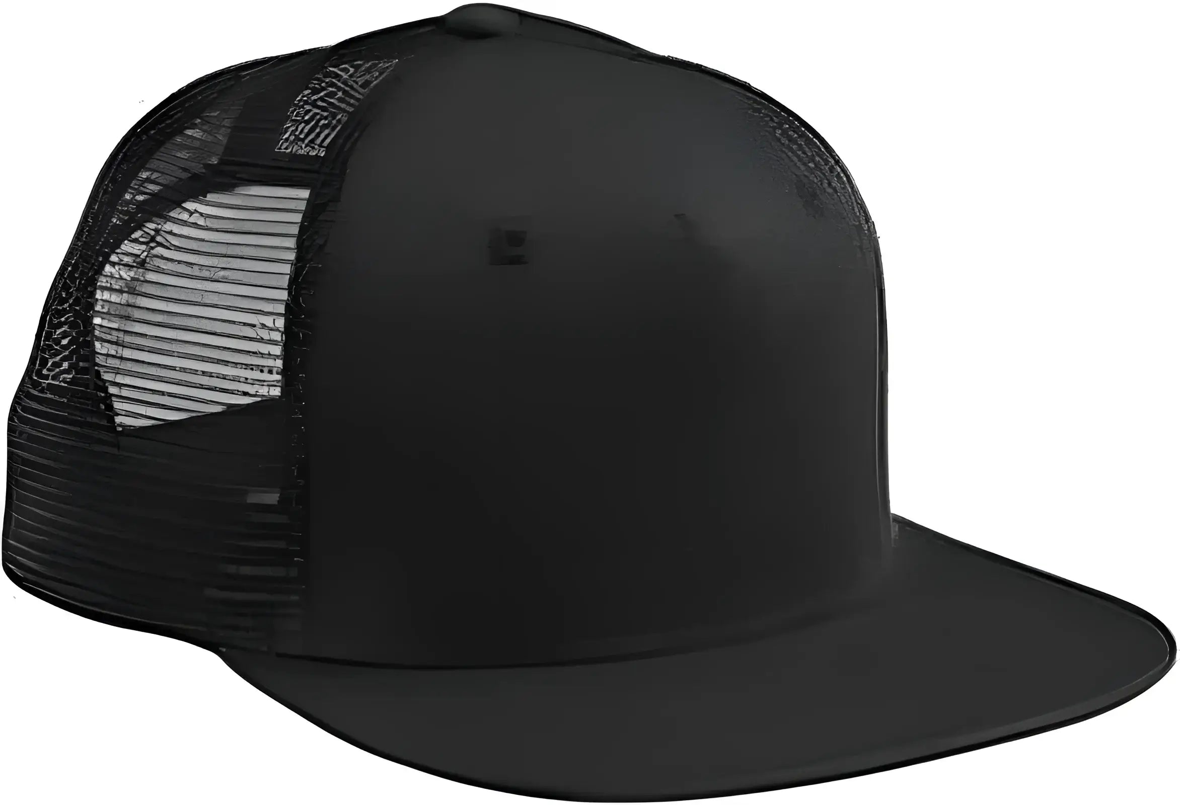 Big Accessories BX025 Surfer Trucker Cap Black Black Black / One Size Fits Most