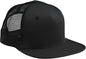 Big Accessories BX025 Surfer Trucker Cap Black Black Black / One Size Fits Most