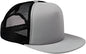 Big Accessories BX030 5 Panel Foam Front Trucker Cap Steel Black Gray Black / One Size Fits Most