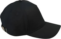 Big Accessories BX034 5 Panel Brushed Twill Cap Black Black / One Size Fits Most