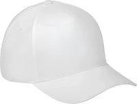 Big Accessories BX034 5 Panel Brushed Twill Cap White White / One Size Fits Most