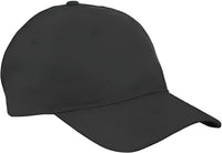 Big Accessories BX880 6-Panel Twill Unstructured Cap - Black - Black / One Size Fits Most