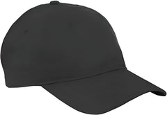 Big Accessories BX880 6-Panel Twill Unstructured Cap - Black - Black / One Size Fits Most