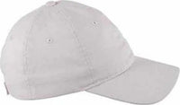 Big Accessories BX880 6 Panel Twill Unstructured Cap Stone Ivory / One Size Fits Most