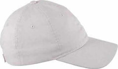 Big Accessories BX880 6 Panel Twill Unstructured Cap Stone Ivory / One Size Fits Most