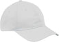 Big Accessories BX880 6-Panel Twill Unstructured Cap - White - White / One Size Fits Most