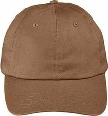 Big Accessories BX880SB Unstructured 6 Panel Cap Heritage Brown Brown / One Size Fits Most