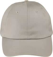 Big Accessories BX880SB Unstructured 6 Panel Cap Khaki Khaki / One Size Fits Most