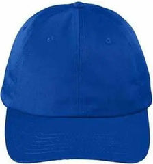 Big Accessories BX880SB Unstructured 6-Panel Cap - True Royal - Royal / One Size Fits Most