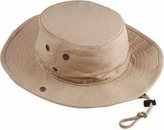 Big Accessories HCO Canvas Outlander Hat Khaki Khaki / One Size Fits Most