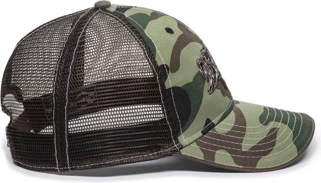 OC Sports BON-022 Fishing Adjustable Mesh Back Cap - Generic Camo Brown - HIT a Double - 8