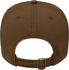 Cap America I1002 Relaxed Golf Cap - Brown - Brown / One Size Fits Most