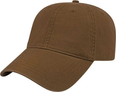 Cap America I1002 Relaxed Golf Cap - Brown - Brown / One Size Fits Most