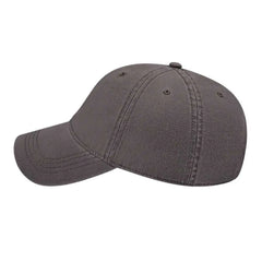 Cap America I1002 Relaxed Golf Cap - Charcoal - Dark Gray / One Size Fits Most