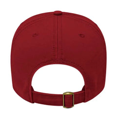 Cap America i1002 Relaxed Golf Dad Hat Cap - Wine - Maroon / One Size Fits Most