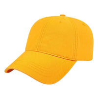 Cap America I1002 Relaxed Golf Cap - Gold - Gold / One Size Fits Most