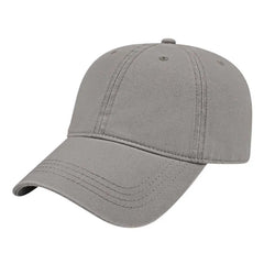 Cap America I1002 Relaxed Golf Cap - Gray - Gray / One Size Fits Most