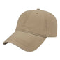 Cap America I1002 Relaxed Golf Cap - Khaki - Khaki / One Size Fits Most
