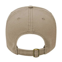Cap America I1002 Relaxed Golf Cap - Khaki - Khaki / One Size Fits Most