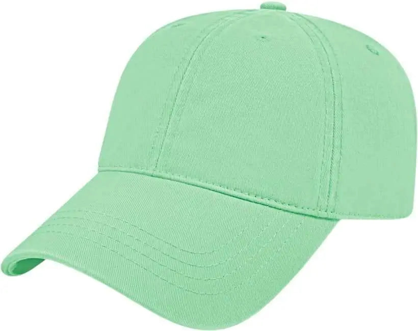 Cap America I1002 Relaxed Golf Cap - Mint - Mint / One Size Fits Most