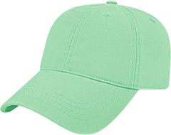 Cap America I1002 Relaxed Golf Cap - Mint - Mint / One Size Fits Most