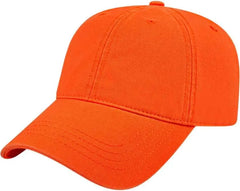 Cap America I1002 Relaxed Golf Cap - Orange - Orange / One Size Fits Most