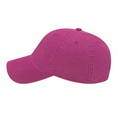Cap America I1002 Relaxed Golf Cap - Plum - Cardinal / One Size Fits Most