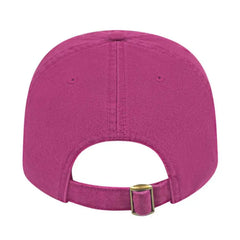 Cap America I1002 Relaxed Golf Cap - Plum - Cardinal / One Size Fits Most