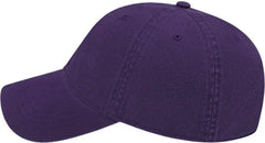 Cap America I1002 Relaxed Golf Cap - Purple - Purple / One Size Fits Most
