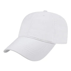 Cap America I1002 Relaxed Golf Cap - White - White / One Size Fits Most