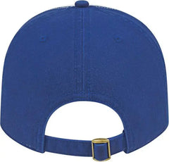 Cap America I1002 Relaxed Golf Cap - White Royal - White Royal / One Size Fits Most