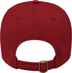 Cap America I1002 Relaxed Golf Cap - Wine - Wine / One Size Fits Most