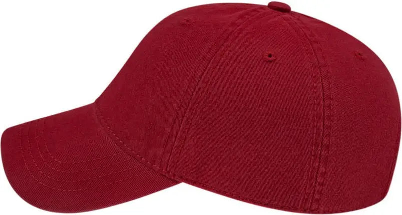 Cap America I1002 Relaxed Golf Cap - Wine - Wine / One Size Fits Most