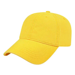 Cap America I1002 Relaxed Golf Cap - Yellow - Yellow / One Size Fits Most