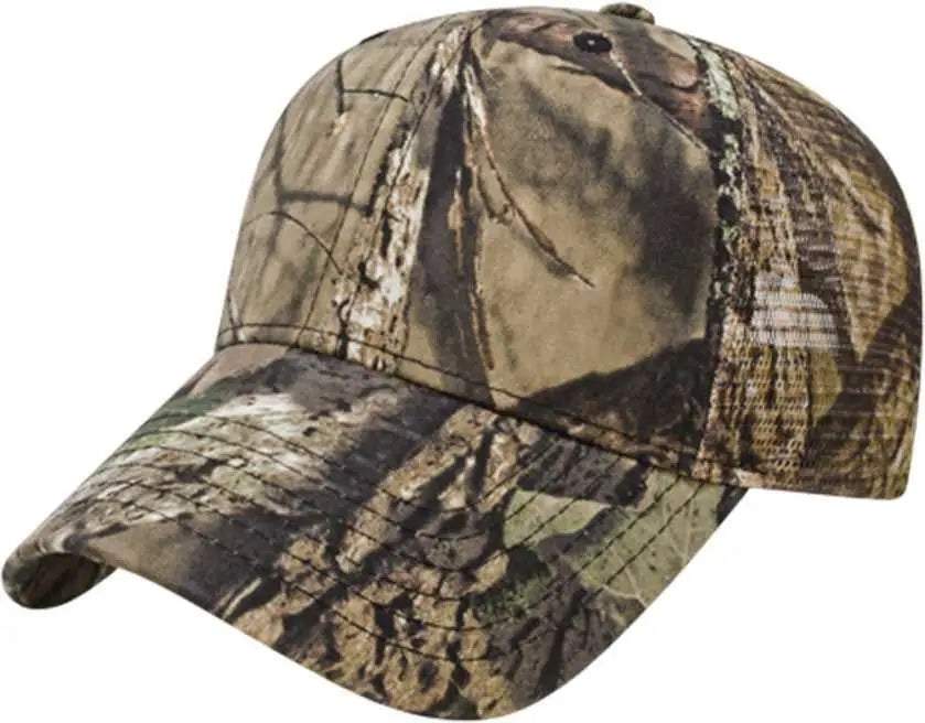 Cap America I2006 All Over Camo with Mesh Back Cap - Mossy Oak Break Up Country - Mossy Oak / One Size Fits Most