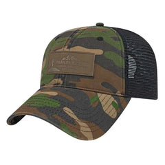 Cap America I2008 Woodland Camo with Soft Mesh Back Cap Woodland Black Multi colored / One Size Fits Most