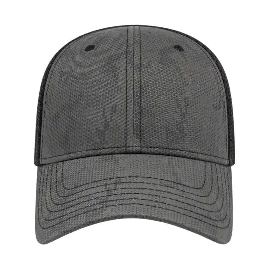 Cap America I2012 Tactical Tonal Screen Print Cap - Charcoal Black - Dark Gray Black / One Size Fits Most