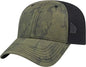 Cap America I2012 Tactical Tonal Screen Print Cap - Loden Black - Forest Black / One Size Fits Most