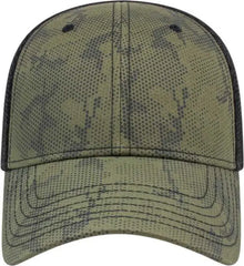 Cap America I2012 Tactical Tonal Screen Print Cap - Loden Black - Forest Black / One Size Fits Most