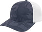 Cap America i2024 Nylon Blend Camo Trucker Mesh Back Cap - Navy White - Navy White / One Size Fits Most