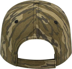 Cap America I2030 Structured Six Panel Camo Cap - Mossy Oak Original Bottomland - Realtree / One Size Fits Most