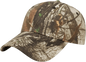 Cap America I2030 Structured Six Panel Camo Cap - Mossy Oak Original Bottomland - Realtree / One Size Fits Most