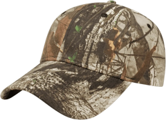 Cap America I2030 Structured Six Panel Camo Cap - Mossy Oak Original Bottomland - Realtree / One Size Fits Most